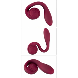 Rosenrot Vibrator Flexibil, 2 Motoare, 10 Moduri Roșu