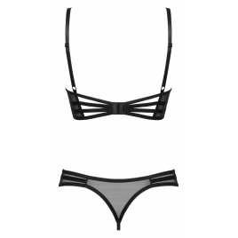 Set Obsessive Roxelia Decupat Negru XL-2XL