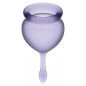 Satisfyer Feel Good Menstrual Cup Set Lila