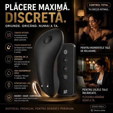 Satisfyer Little Panty Secret Negru