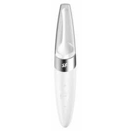 Satisfyer Twirling Delight White – Reîncărcabil, Discret Alb