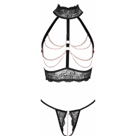 Set Abierta Fina Amethyst Negru XL