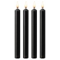Set 4 Lumânări Negru