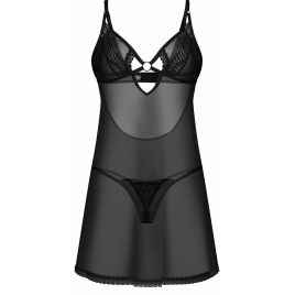 Chemise Obsessive Alliane Negru S-M