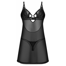 Chemise Obsessive Alliane Negru S-M
