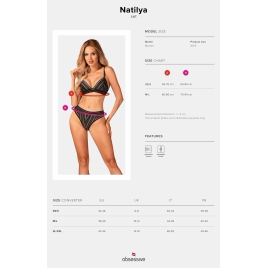 Set Obsessive Natilya Negru M-L