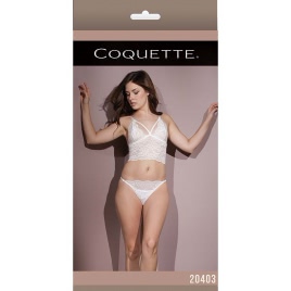 Set Coquette Veronica Alb S-L