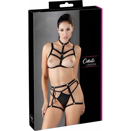 Set Cottelli Collection Irene Negru S-L