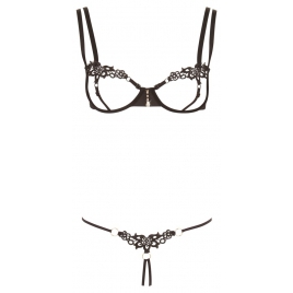 Set Cottelli Collection Paisley Negru M