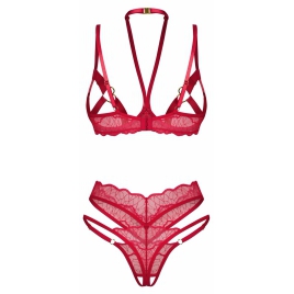 Set Obsessive Cupide Desir Roșu 2XL-3XL