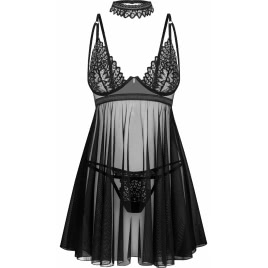 Babydoll Obsessive Donarella Negru XS-S