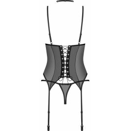Set Corset Obsessive Donarella Negru XS-S