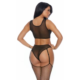Set Forplay You Foxie Negru XL