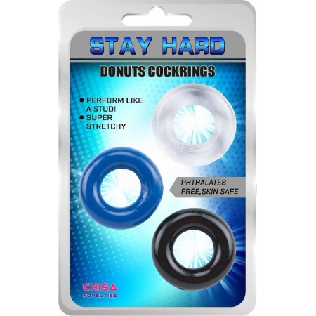 Set Inele Penis Donut Rings Rezistente la Apă 3,3 cm