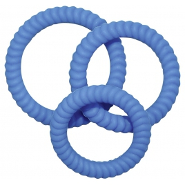 Set Inele Penis Love 3 Rings Albastru