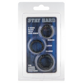 Set Inele Penis Stay Hard Negru