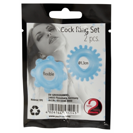 Set Inele Penis You2Toys Albastru