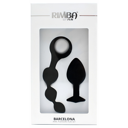 Set Jucării Anale Rimba Barcelona Negru