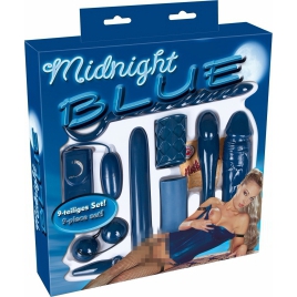 Set Jucării Sexuale Midnight Albastru