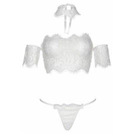 Set Leg Avenue Skyla Alb M-L