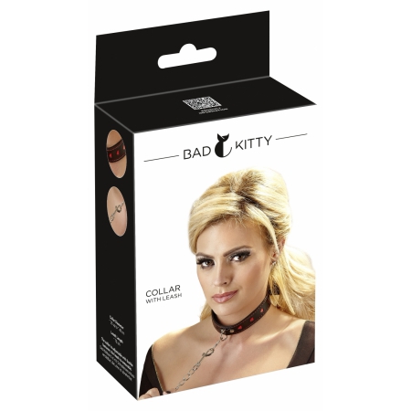 Set Lesă Și Zgardă Bad Kitty
