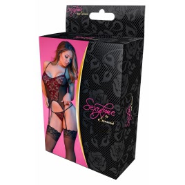 Set Magic Silk Ayleen Negru L-XL