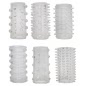 Set Mansoane Red Roses 6buc Transparent