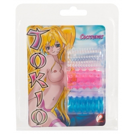 Set Manșoane Penis Tokio Silicon Transparent