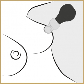 Set Nipple Pump Negru