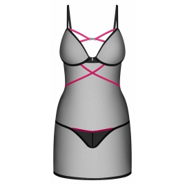 Chemise Obsessive Novenes Negru XL-2XL