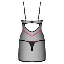 Chemise Obsessive Novenes Negru XL-2XL