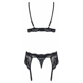 Set Obsessive 810-SEG Negru L-XL