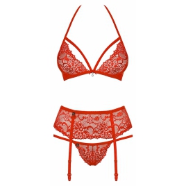 Set Obsessive 838-SEG Roșu S-M