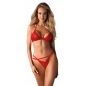 Set Obsessive 838-SET Roșu L-XL