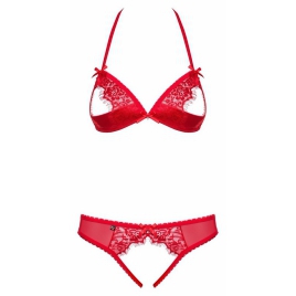 Set Obsessive 870-SEC Roșu L-XL