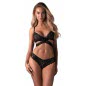 Set Obsessive Blomentis 2 Piese Negru M-L