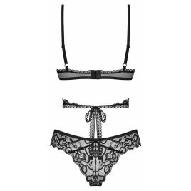 Set Obsessive Blomentis 2 Piese Negru M-L