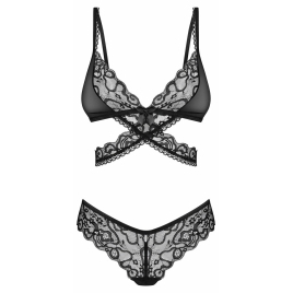 Set Obsessive Blomentis 2 Piese Negru M-L