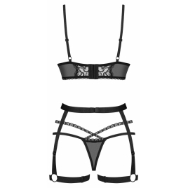 Set Obsessive Blomentis Negru M-L
