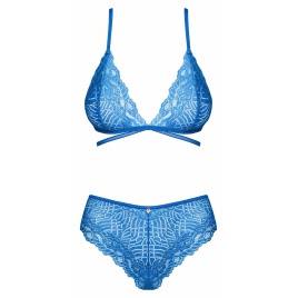 Set Obsessive Bluellia Albastru L-XL