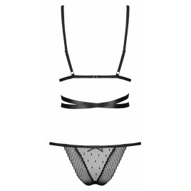 Set Obsessive Bowessa Negru S-M