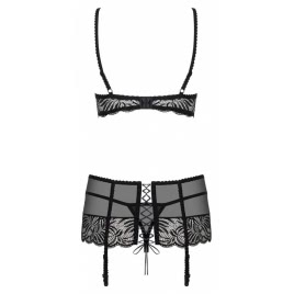 Set Obsessive Contica Negru S-M
