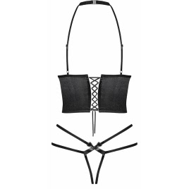 Set Obsessive Delishya Negru L-XL