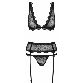 Set Obsessive Emperita Negru S-M