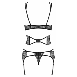 Set Obsessive Frivolla Negru S-M
