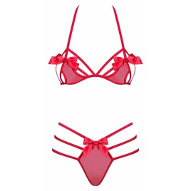 Set Obsessive Giftella Roșu L-XL