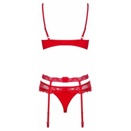 Set Obsessive Heartina Roșu S-M