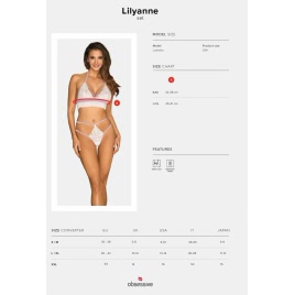 Set Obsessive lilyanne Alb L-XL