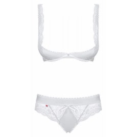 Set Obsessive Miamor Alb S-M