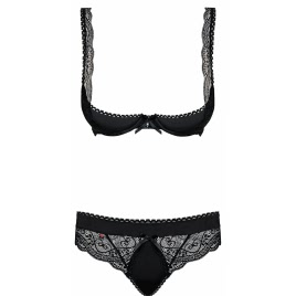 Set Obsessive Miamor Negru L-XL